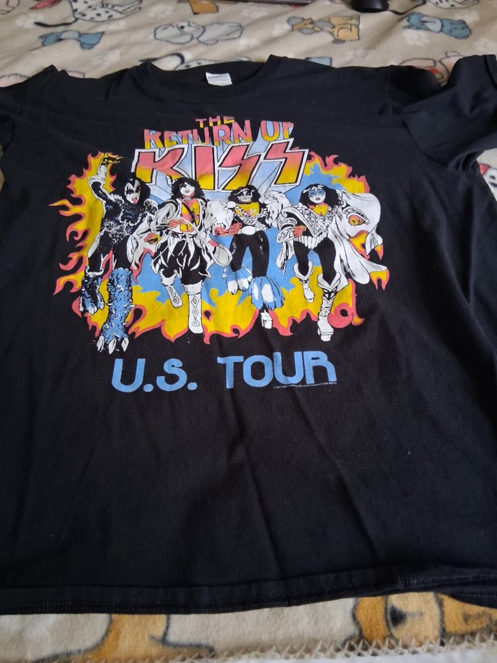 1970s highly collectable kiss shirt